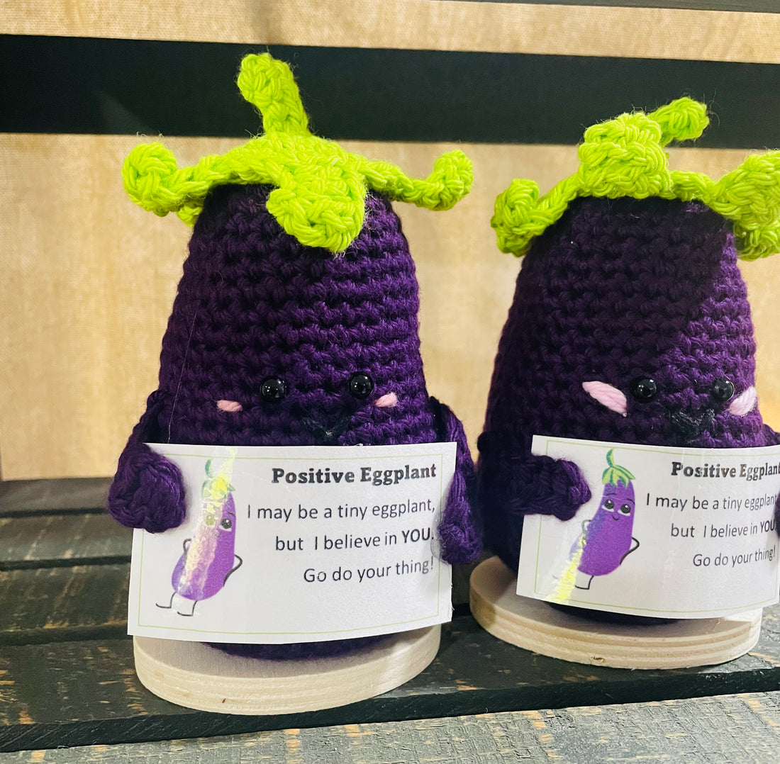 Emotional Positive Support Eggplants